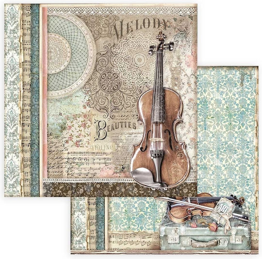 Stamperia Passion Scrapbooking Leaves 190gr/m² 10 Sheets 10pcs