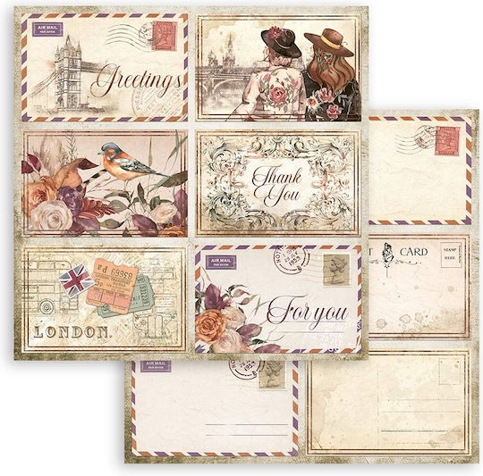 Stamperia Our Way Scrapbooking Leaves 190gr/m² 10 Sheets 10pcs