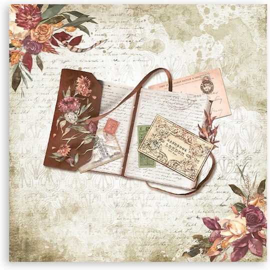 Stamperia Our Way Scrapbooking Leaves 190gr/m² 10 Sheets 10pcs