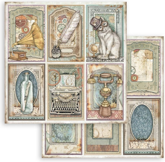Stamperia Lady Vagabond Lifestyle Foi Scrapbooking 190gr/m² 10 foi 10buc