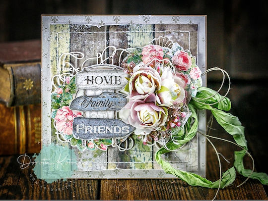 Stamperia Romantic Garden House Лист Scrapbooking Двустранен Единичен 1бр