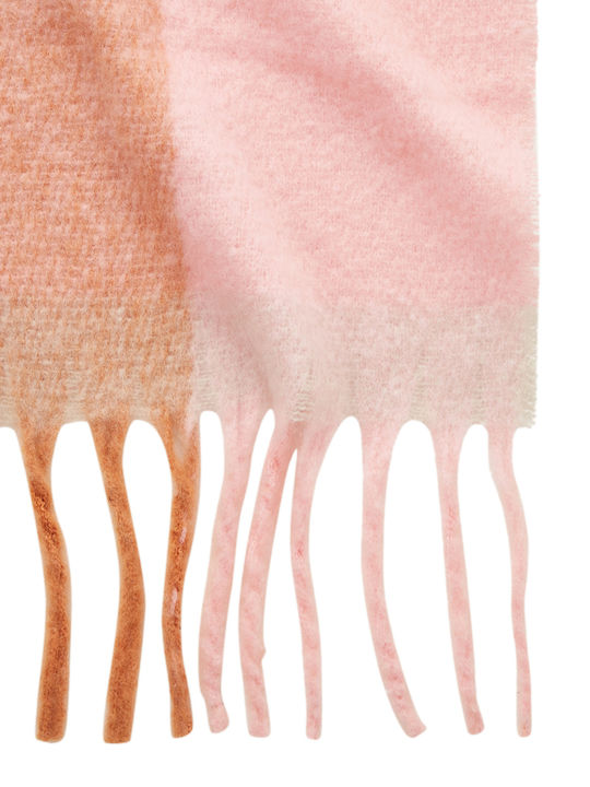 Frauen Wollschal Amber Pink Check