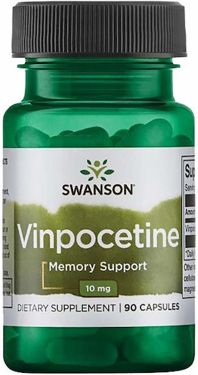 Swanson Vinpocetine 10mg Supplement for Memory & Focus 90 Capsules