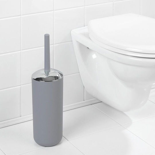 Wenko Brasil 222481121 Metallic Toilet Brush Gray