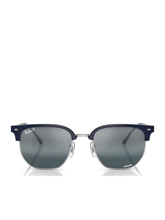 Ray Ban Clubmaster Γυαλιά Ηλίου Navy Μπλε με Mixed Σκελετό Ray Ban Clubmaster Γυαλιά Ηλίου Navy Μπλε με Mixed Σκελετό