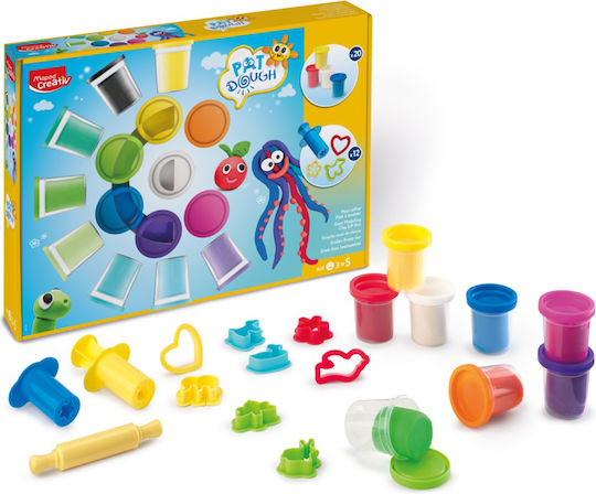 Maped Plasticină - Joc Pentru 3+ Ani 12 Bucăți