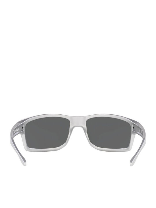 Oakley Gibston Men's Sunglasses with Silver Plastic Frame and Black Lens OO9449-22