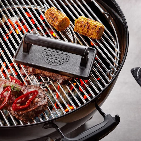 Gefu 89334 Grill Press for Barbecue Made of Cast Iron