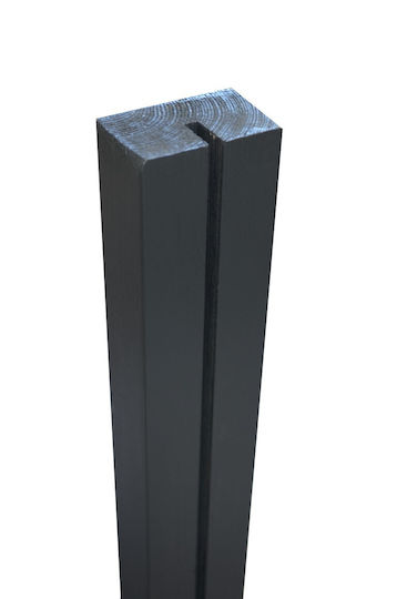 Showood Garden Fencing Supplies Beam for Garden Fencing from Wood 96.5x7.5x4.5cm Gray