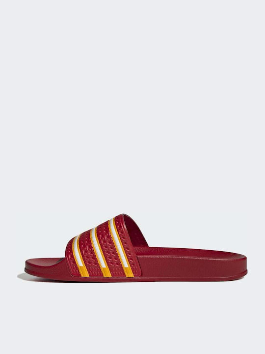 Adilette Power Men's Slides Team Power Red / Cloud White / Team Colleg Gold