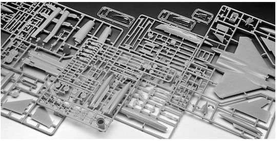 Revell F-15E Strike Eagle Modeling Figure Airplane 199 Pieces in Scale 1:72