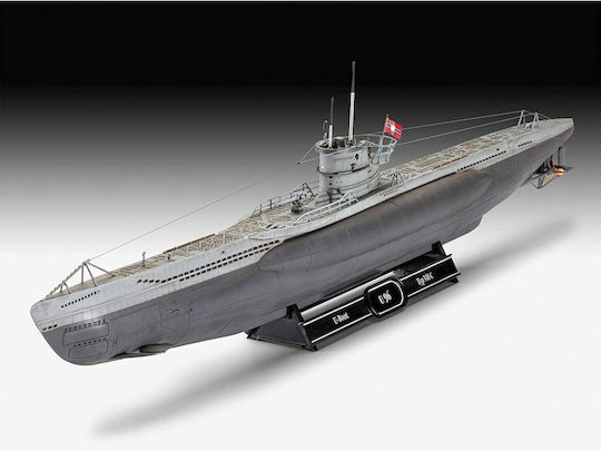 Revell Das Boot Collector's Edition "40th Anniversary" Modeling Figure Submarine 87 Pieces in Scale 1:144 with Glue and Paints 46.5cm.
