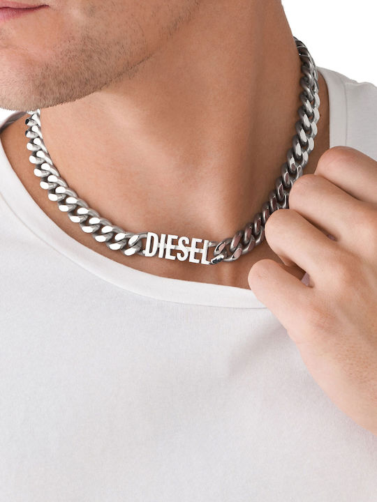 Diesel Choker Din Argint