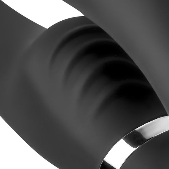 No Parts Trägerlos Strap On mit Dildo 22cm mit Vibration in Schwarz Farbe