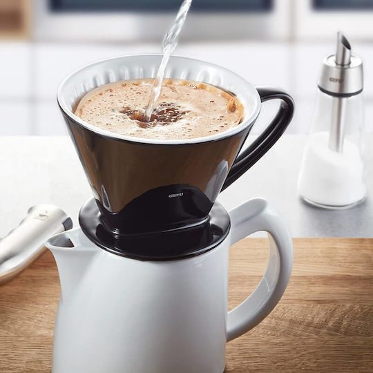 Gefu Coffee Dripper Κεραμικό Μαύρο 175x145x111mm