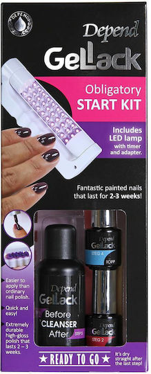 Depend Cosmetics Staubabsorber Staubpartikel Nägel Gellack Start Kit