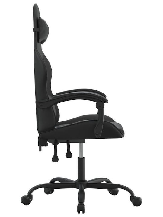 vidaXL 3143850 Геймърски стол Черен