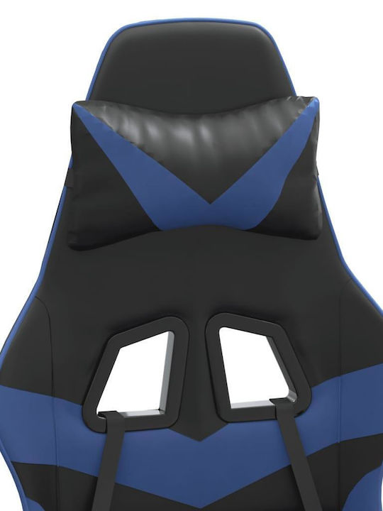 vidaXL 349543 Artificial Leather Gaming Chair Black / Blue