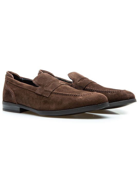 Clarks Bradish Ease Men's Suede Moccasins Dark Brown