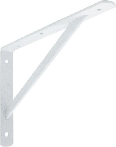 Γ-Γ306 PG Heavy-Duty Metallic Corner Shelf White 400x275mm 306