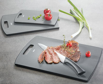 Gefu Rectangular Plastic Chopping Board Gray 24x15cm