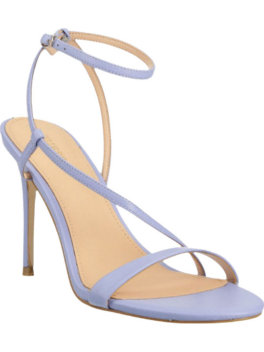 Guess Kadera Leather Sandals Purple