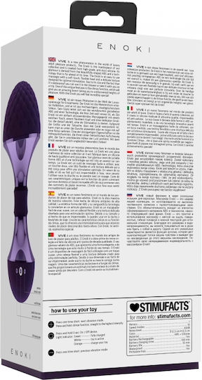 Vive Enoki Vibrator Masaj 12.5cm Violet