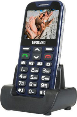 Evolveo Easyphone XD Single SIM Mobil cu Buton Mare Albastru