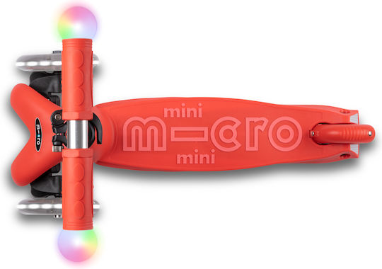 Micro Детски Ролер Mini2Grow 3 Колела със Седалка за 12 Месеца Червен