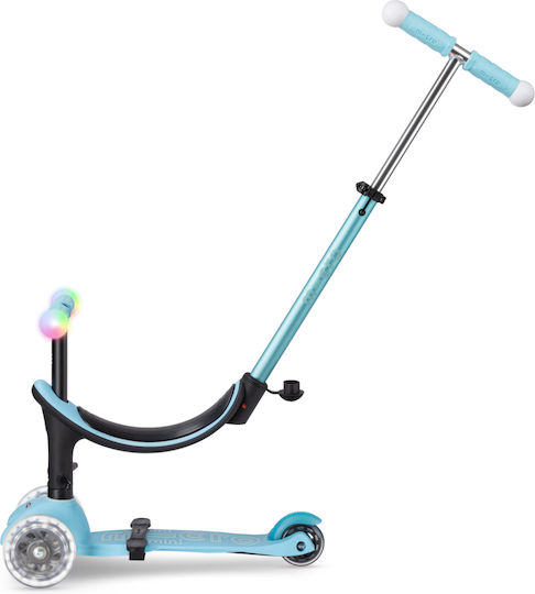 Micro Kids Scooter Mini2grow 3-Wheel with Seat for 12 Months Light Blue