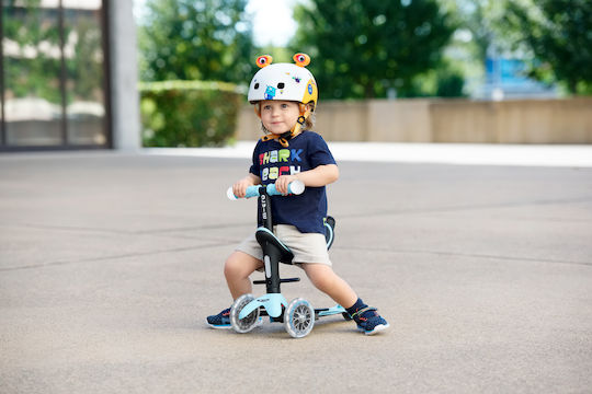Micro Kids Scooter Mini2grow 3-Wheel with Seat for 12 Months Light Blue