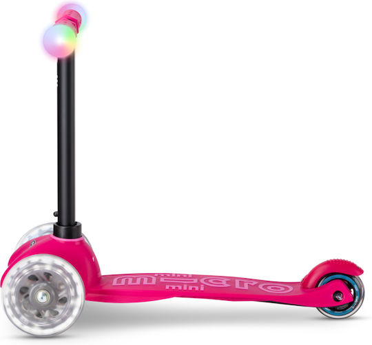 Micro Kids Scooter Foldable Mini2grow 3-Wheel with Seat for 12 Months Fuchsia