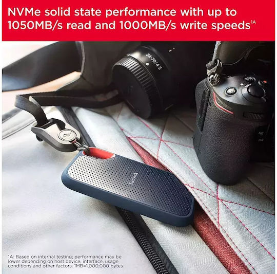 Sandisk Extreme USB 3.2 / USB-C External 2.5" SSD 500GB Black