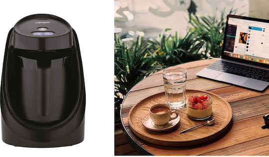 Gruppe TC58 Mașină de cafea grecească 500W cu Capacitate 250ml Negru