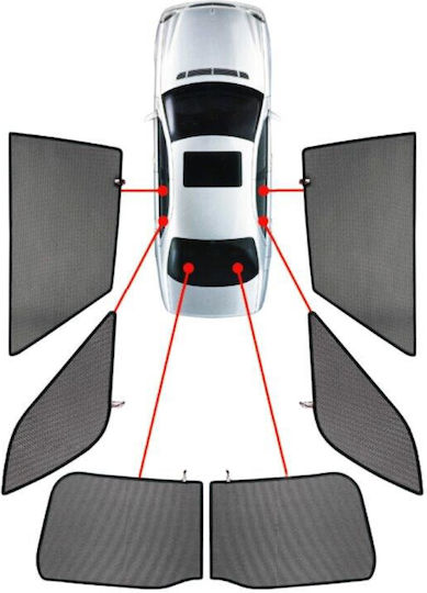 Cik Set of Front and Rear Mats 4pcs for Nissan Leaf 2011-2017 Black