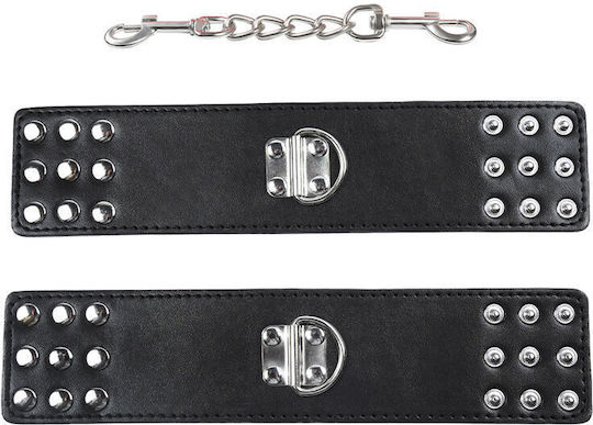 Dream Love Ohmama Fetish Wrist Restraints Snap Fasten Χειροπέδες σε Μαύρο Χρώμα