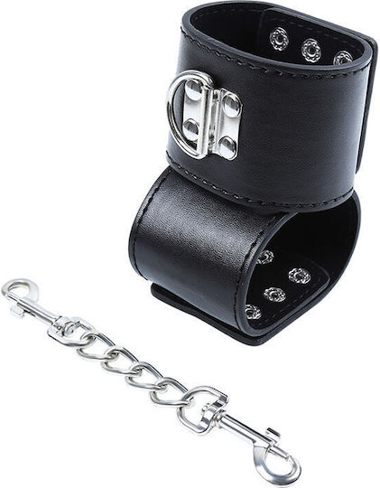 Dream Love Ohmama Fetish Wrist Restraints Snap Fasten Χειροπέδες σε Μαύρο Χρώμα