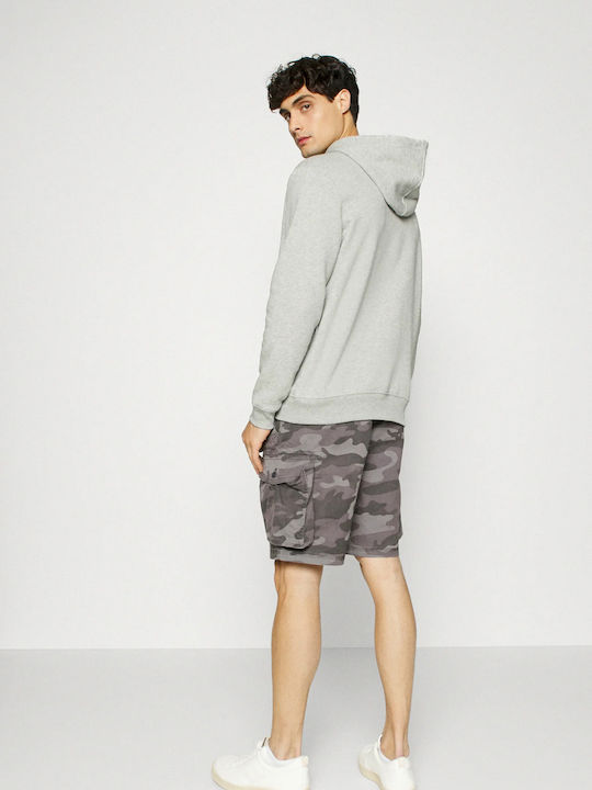 GAP Herren Sweatshirt mit Kapuze und Taschen Gray