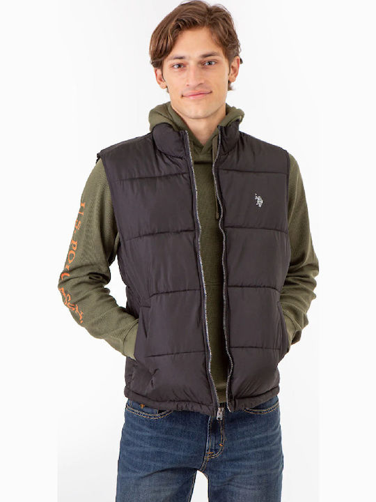 Assn Безръкаво Puffer Черно Мъжко Яке