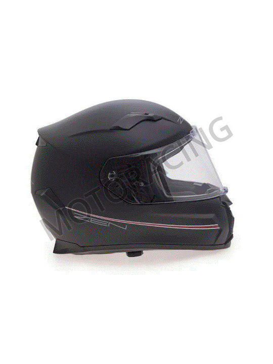 Zen ZN-883 Black Checkmate Motorcycle Helmet Full Face