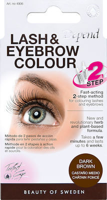 Depend Cosmetics Eyebrow Colour Augenbrauenpflege-Set Dark Brown