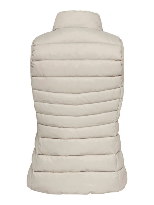 Women's Short Puffer Jacket for Winter Silver Lining