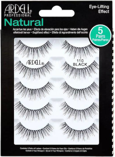 Ardell Natural Βλεφαρίδες Kit 110 Μαύρες 5τμχ