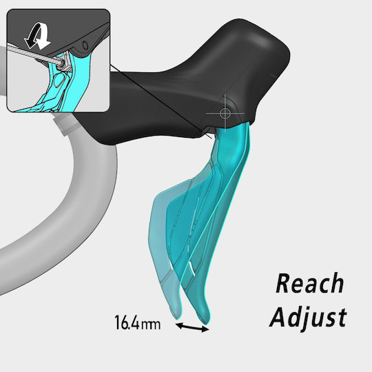 Shimano 105 ST-R7170 Di2 Left Bicycle Gear Lever 2sp