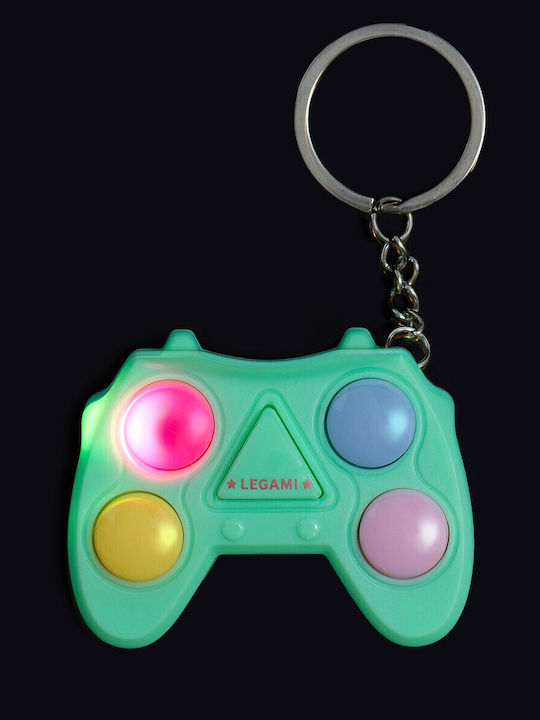 Legami Milano Μπρελόκ What A Key Ring Mini Memory Game Μεταλλικό Μωβ