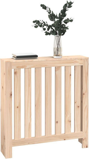 vidaXL Κάλυμμα Καλοριφέρ από Μασίφ ξύλο Καφέ 79.5x19x84cm