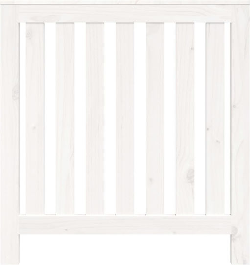 vidaXL vidaXL Radiator Cover from Solid Wood White 79.5x19x84cm