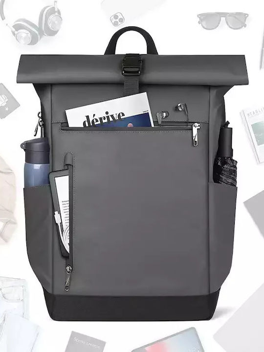 Inateck BP01003 Αδιάβροχη Τσάντα Πλάτης για Laptop 17" σε Γκρι χρώμα