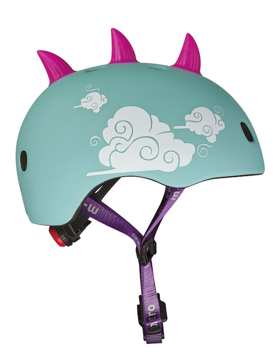 Micro Micro 3D Dragon Kids' Helmet for City Bike Green