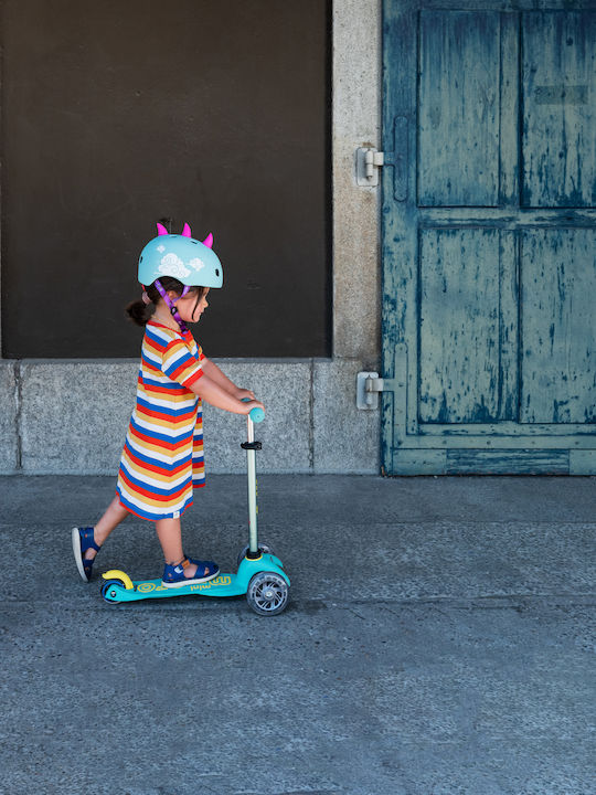 Micro Micro 3D Dragon Kids' Helmet for City Bike Green